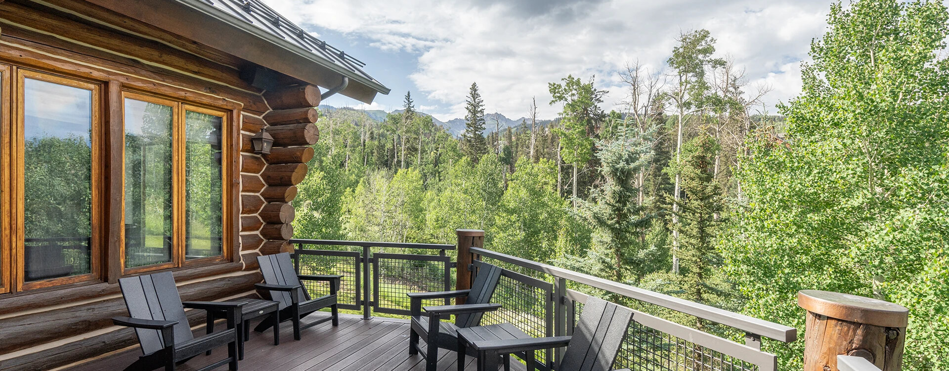 slopeside chateau telluride bbq deck