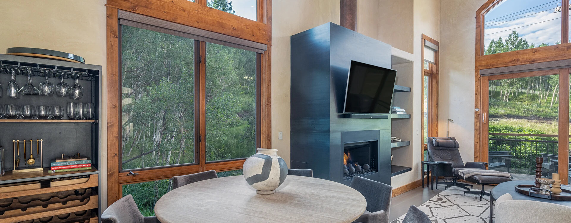 brightside chalet telluride dining area