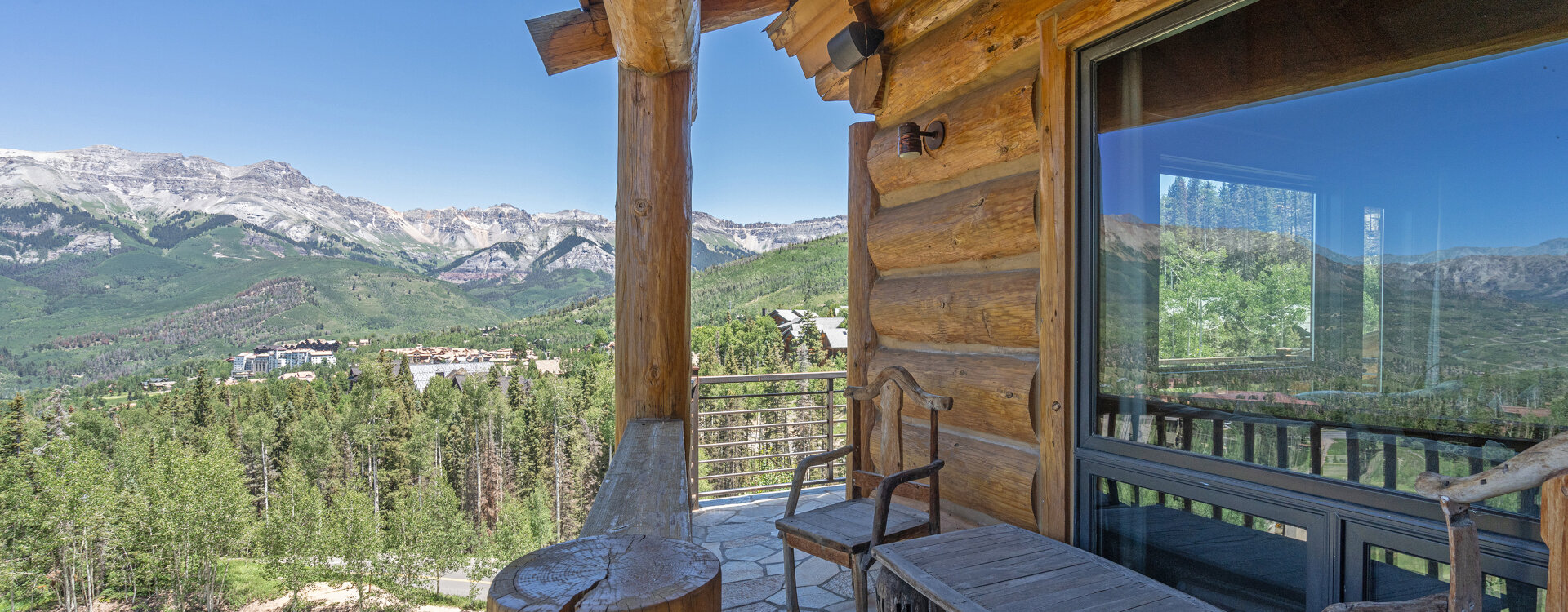 sundance lookout living room deck