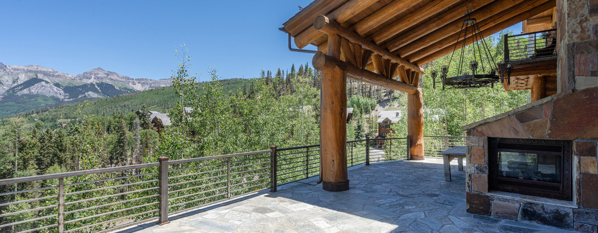 sundance lookout living room deck