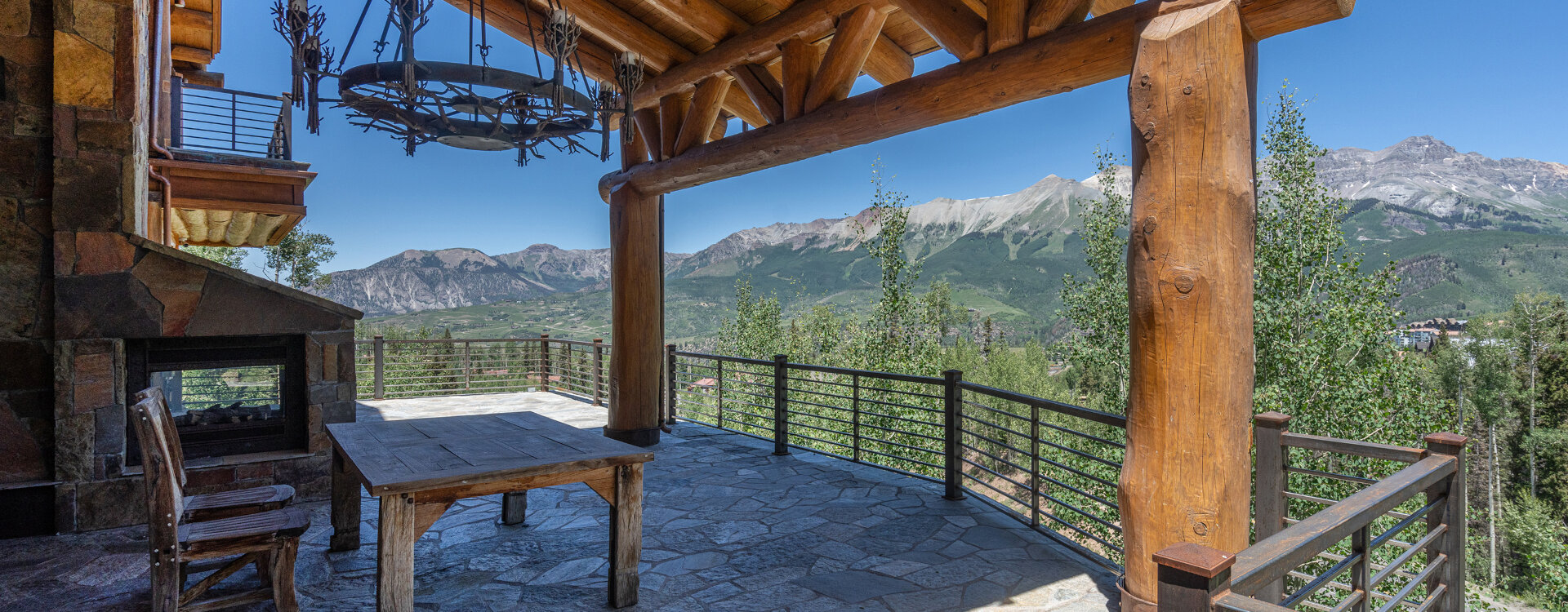 sundance lookout living room deck